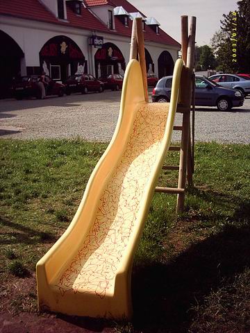 Skluzavka laminátová 320 cm s ATESTEM pro veřejnost žlutá