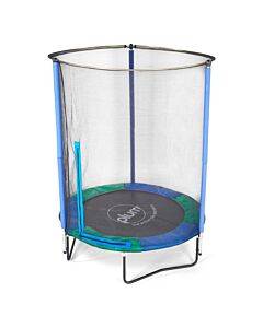 Dětská trampolina s ochrannou sítí 140x140x186cm 